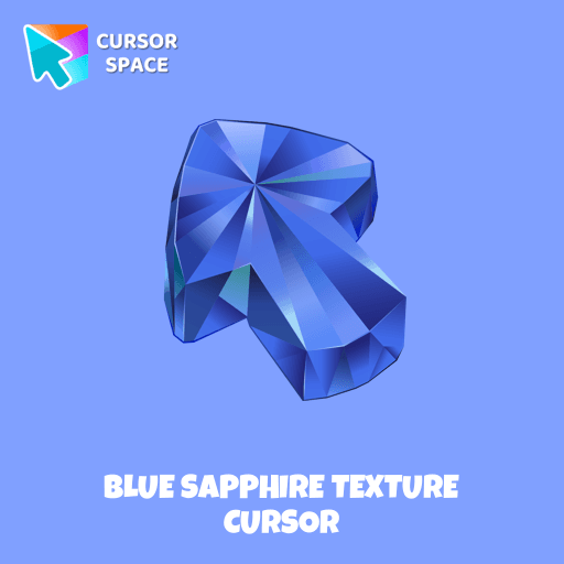 Blue Sapphire Texture cursor arrow cursor