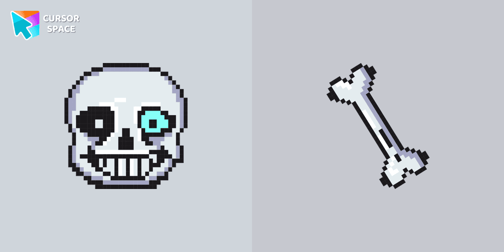 Undertale Sans Pixel cursor cursor pack